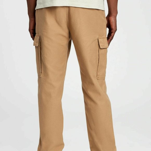 Gap Mens Light Brown Slim Tapered Fit Cargo Pants 38x32 - Picture 2 of 6